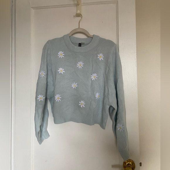 Daisy embroidered sweater - Picture 2 of 4
